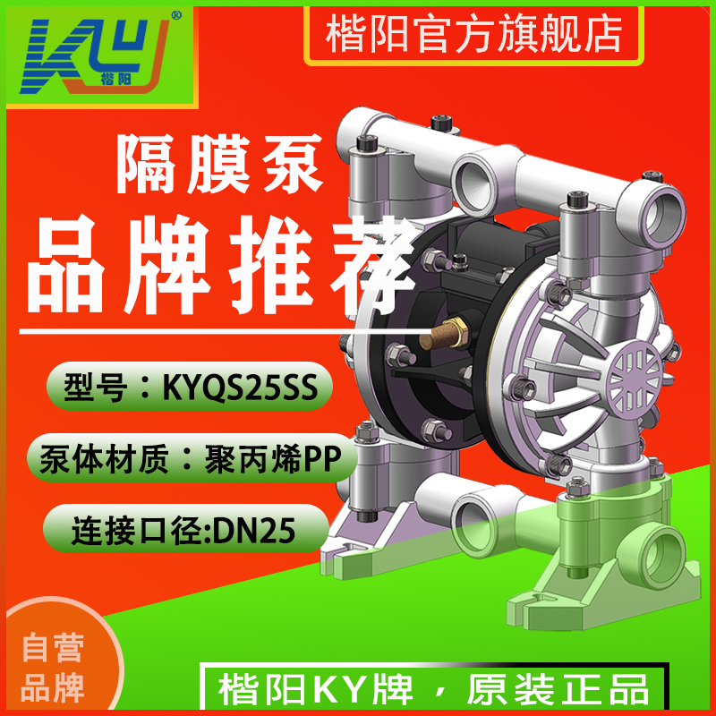 KYQS25SS工程塑料氣動(dòng)隔膜泵4